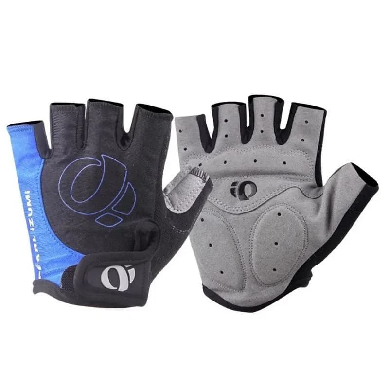 Bicycle Gel Half Finger Gloves Anti Slip Sweat Proof Shockproof Mountain Bike Road Armguard Portable Half Finger Bicycle Gloves - 3
