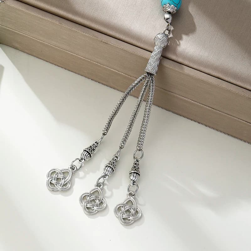 مسلم روز الخرز عيد رمضان هدية Türkiye الرجال سوار العربية الإسلامية سبحة صلاة 10 مللي متر 33 الخرز الحجر الطبيعي اليدوية Jewe - 4