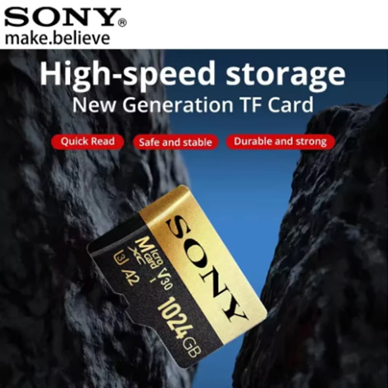 بطاقة ذاكرة SONY سعة 1 تيرابايت، بطاقة Micro TF SD سعة 512 جيجابايت، بطاقة SD Micro فائقة، 256 جيجابايت، 128 جيجابايت، بطاقة SD C10 TF فلاش لهواتف Xiaomi والكاميرا والكمبيوتر اللوحي - 5