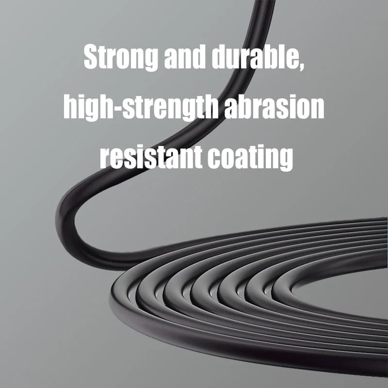 حبل قفز سريع احترافي مع محامل كروية دوارة 360 درجة - حبل قابل للتعديل بطول 3 أمتار للياقة البدنية وتدريبات MMA - 4