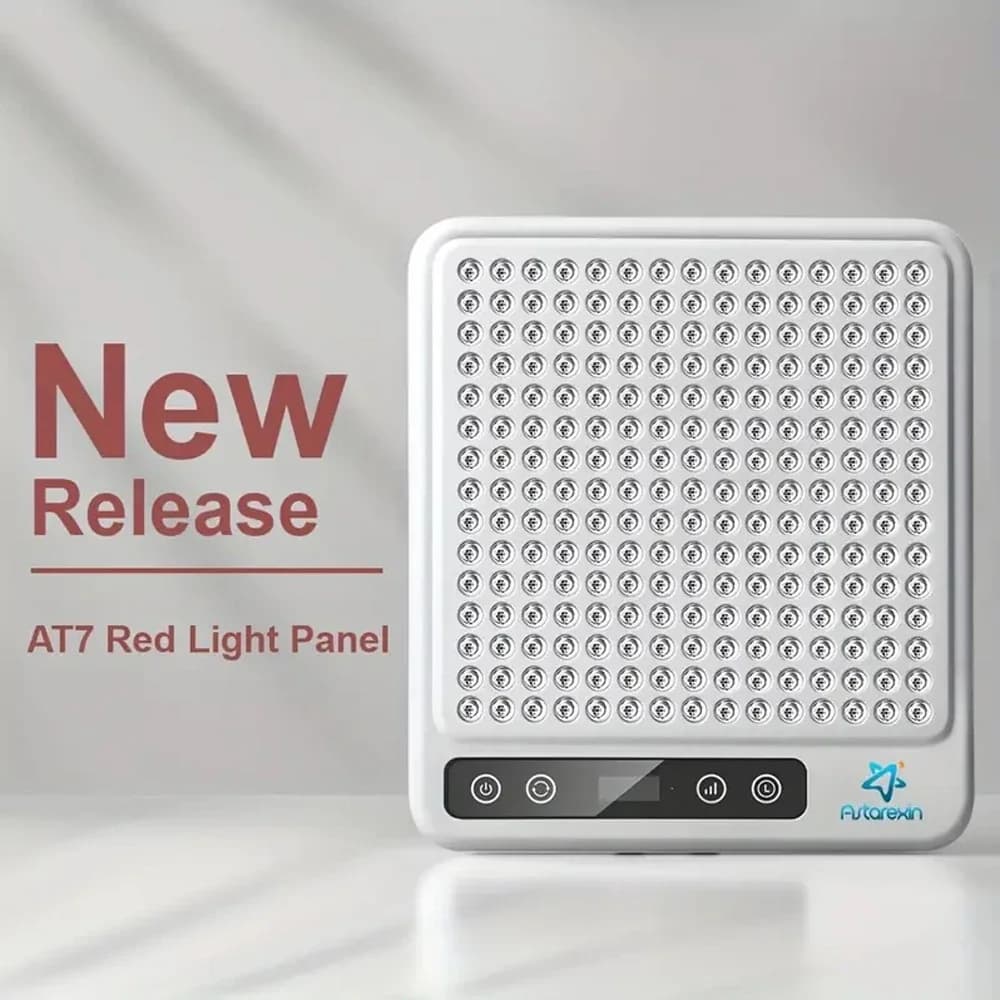 Astarexin Red Light Therapy Panel Device LED Facial Anti-inflammatory Skin Care Light 660nm850nm Lamp for Anti-Aging Pain Relief - 4