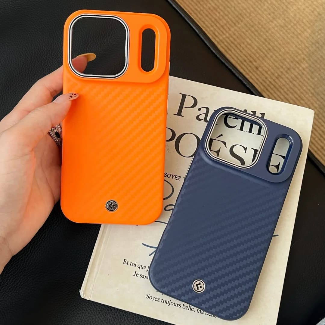 Spigen Luxury Kevlar Aramid Carbon Fiber Case For iphone 17 Air 16 17 Pro Max Pro For Magsafe Wireless Charging Cover With Box - 4
