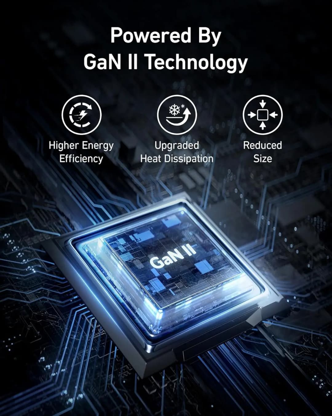 Anker 735 65W GaN Charger Nano II USB C Fast Charging 3-Port Fast Compact Foldable Wall For MacBook Pro/Air iPad Galaxy Switch - 4
