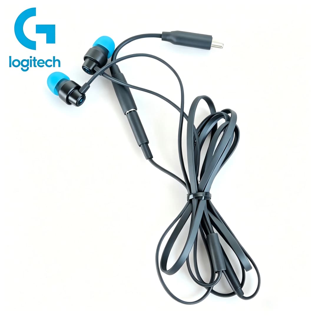 Logitech G333  Noise-Canceling Gaming Earphones with Microphone for Computer and Mobile Type-C Adapter In-Ear Wired Earphones