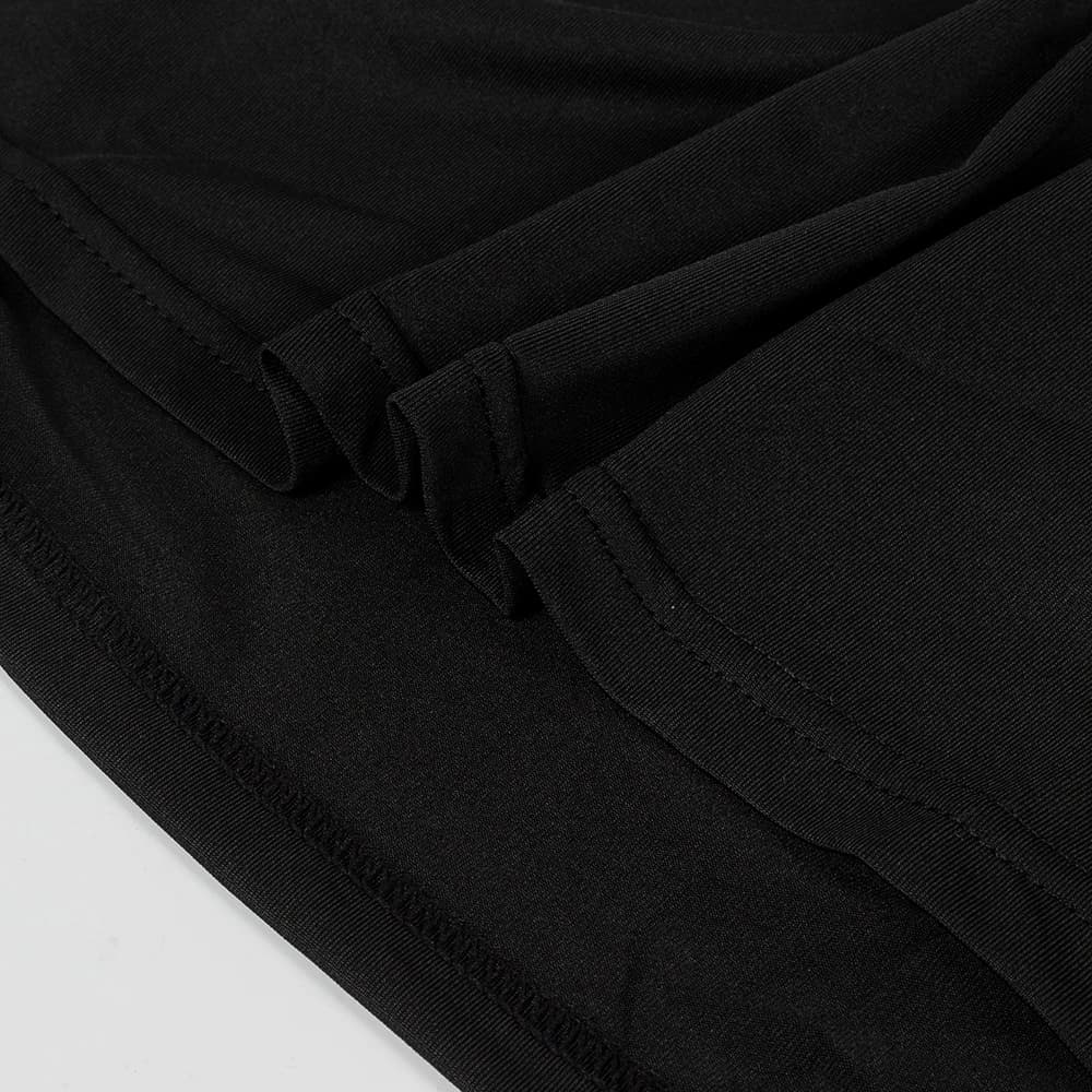 قميص ضيق للرجال لبناء الأجسام، قميص ضغط صيفي، ياقة عالية، كم قصير، تجفيف سريع، قميص تمرين للرجال - 5