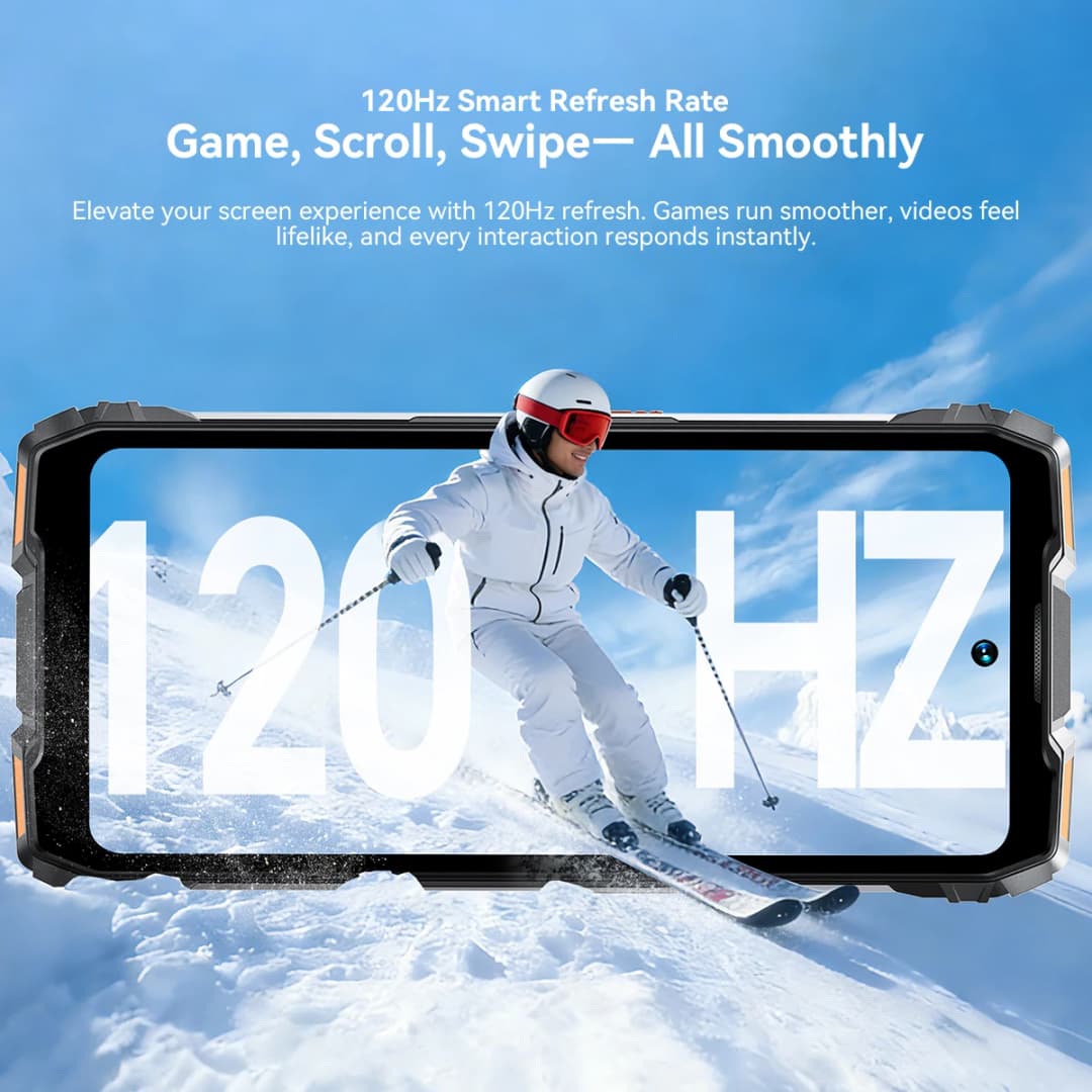 Blackview ROCK 3 Rugged Smartphone Android 15 6.78'' 2.4K Display Ultra-long standby time 10000mAh Thermal Imaging Backed by FLI - 5