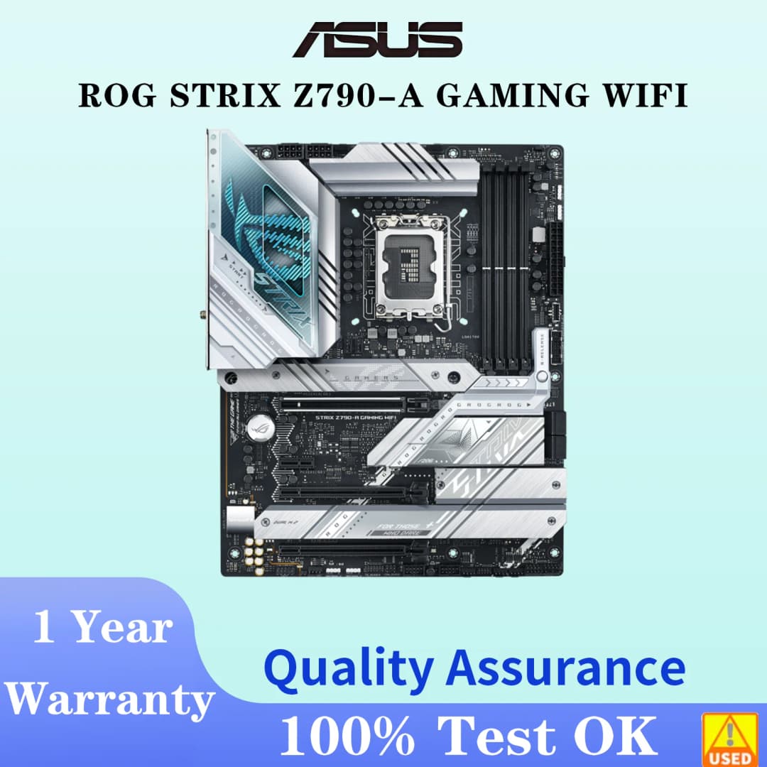 ASUS ROG STRIX Z790-A GAMING WIFI Motherboard Socket LGA1700 CPU DDR5 7800+(OC) MHz Memory Chipset Z790 ATX Mainboard - 2