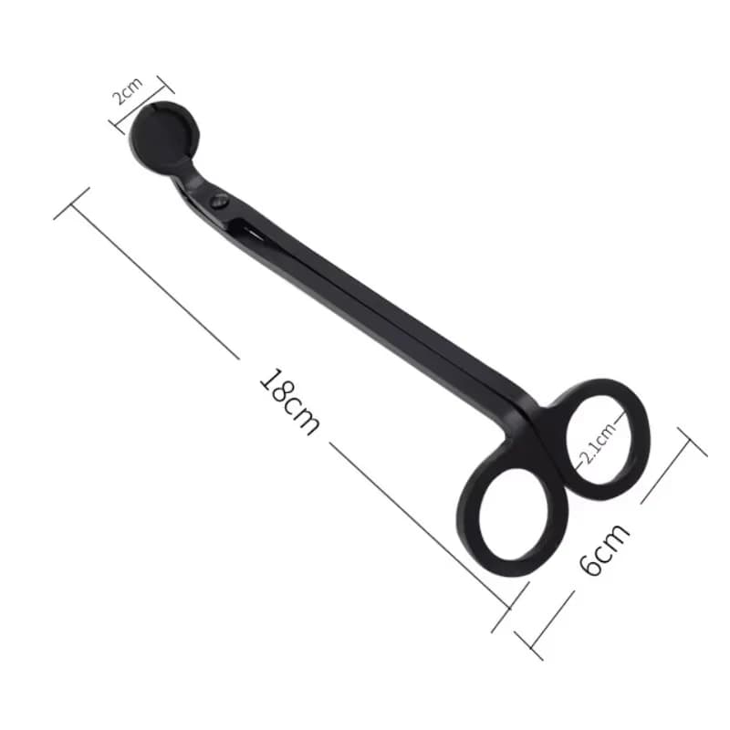 مقص فتيل شمع عالي الجودة من الفولاذ المقاوم للصدأ أدوات شمع معطر عدة صنع شمع يدوي هدايا حفلات تذكارات زفاف - 5