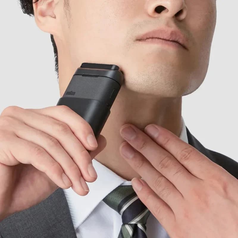 Braun Mini Shaver X Series M1012 For Men Wet-Dry Dual Use Washable Rechargeable Electric Razor Beard Shaving Machine Original - 3