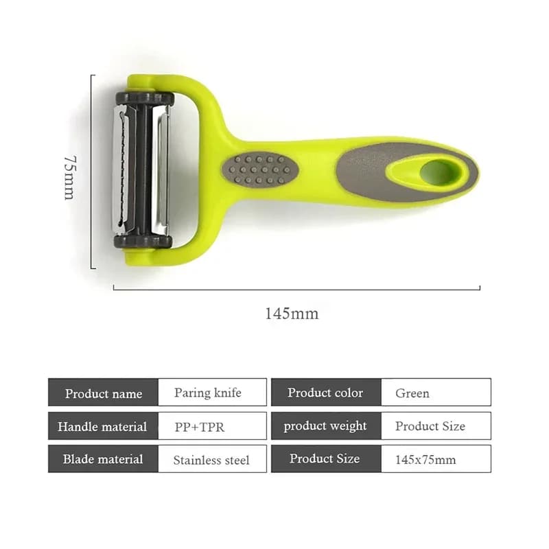 3 In 1 Rotary Peeler Fruit Vegetables Cabbage Graters Salad Carrot Potato Slicer Kitchen Multifunction Grater Julienne Peeler - 6