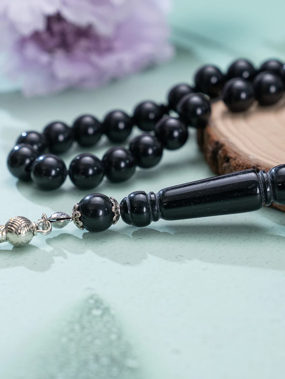 خرز صلاة مصنوع يدويًا عالي الجودة - 5 ألوان كلاسيكية للصلاة والتأمل والتاسبيح - 6