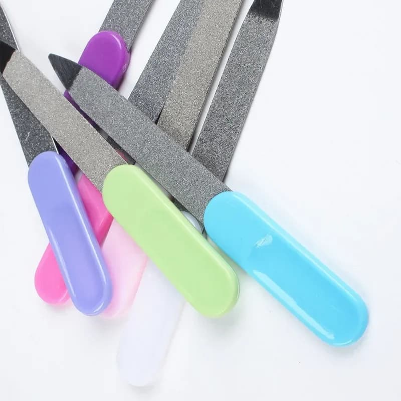 5PCS/Set Double-Sided Nail Files Strong Edge Nail Art Files Metal Callus Dead Remover Sharpening Tools For Beauty Nail Pedicure - 3