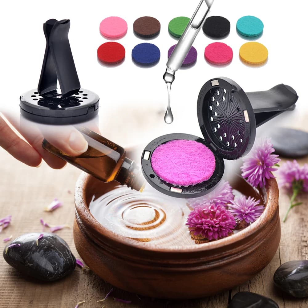 سيارة الهواء الناشر المنجد الأسود المعطر سيارة الضروري النفط الناشر رائحة العطور الروائح شجرة قلادة قلادة - 3