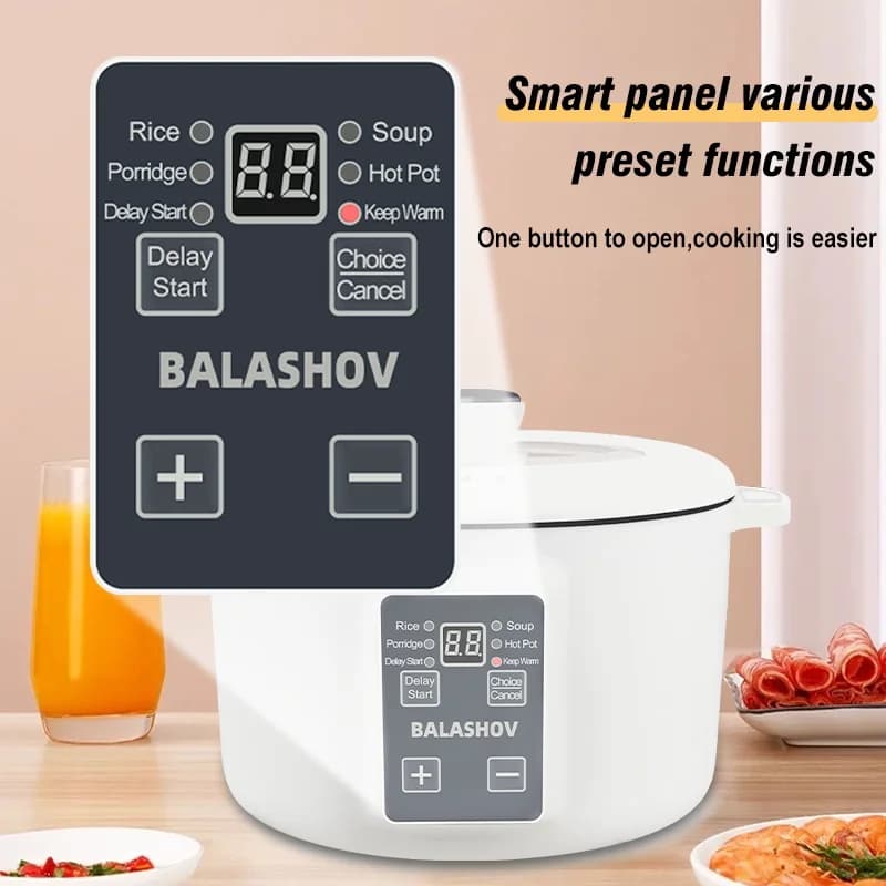 220V Household Multi Cookers 3.5L Electric Cooker Non-stick Cooking pot Hot Pot Smart Rice cooker Cooking Appliances - 6