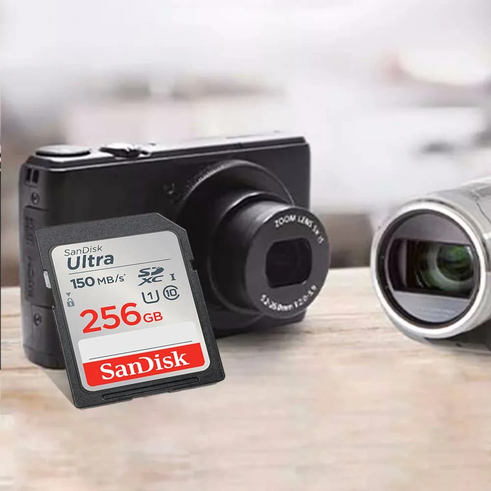 بطاقة ذاكرة SanDisk Ultra/Extreme/Extreme PRO SD بسعة 256 جيجابايت و128 جيجابايت و64 جيجابايت SDXC و32 جيجابايت SDHC من الفئة C10 U1 U3 لبطاقة SD للكاميرا بدقة 4K UHD - 6