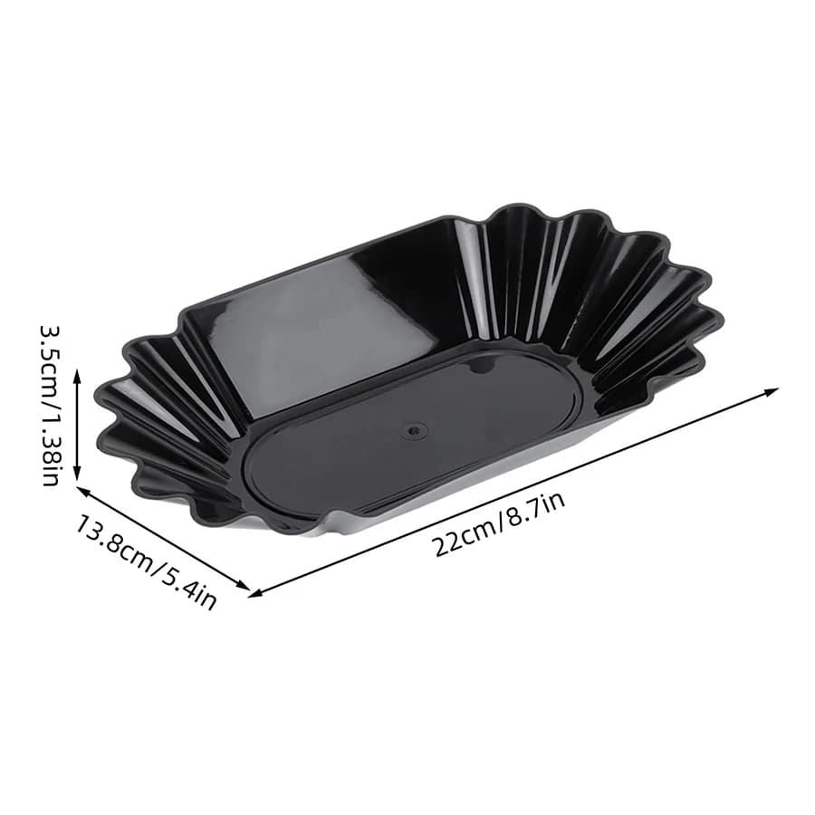 Coffee Beans Sample Tray Coffee Bean Display Dish Oval Sample Tray Storage Container Multi-functional Serving Tray for Home - 3
