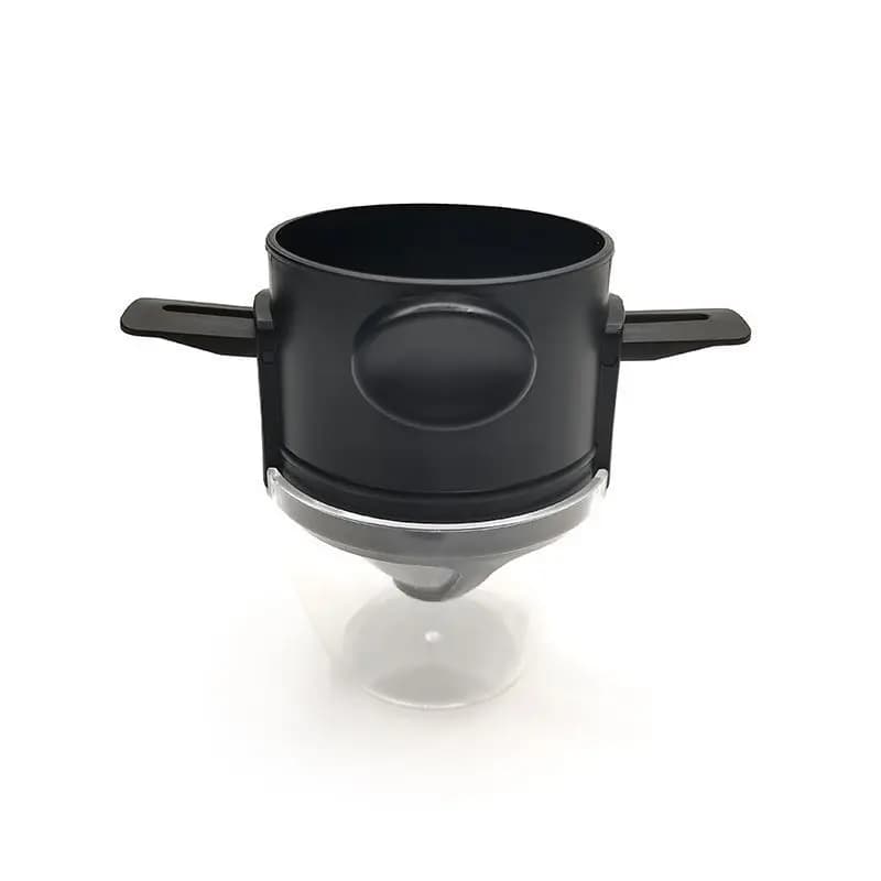 صانع قهوة محمول مجموعة صب القهوة مع كوب قهوة من الفولاذ المقاوم للصدأ فلتر صب القهوة القابل للطي للسفر - 4