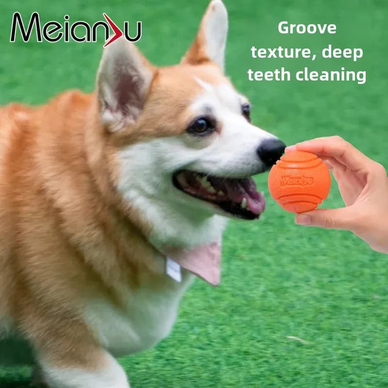 Durable Rubber Dog Toy Ball Interactive Teeth Grinding Pet Toys For Small And Large Breeds Direct Manufacturer Sales Exclusive M - 3