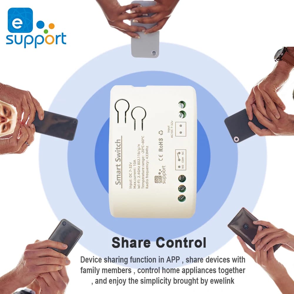 مفتاح درجة حرارة ذكي WiFi جهاز تحكم Ewelink ترموستات ذكي 2000W مع مراقبة استهلاك الطاقة يعمل مع Alexa - 6