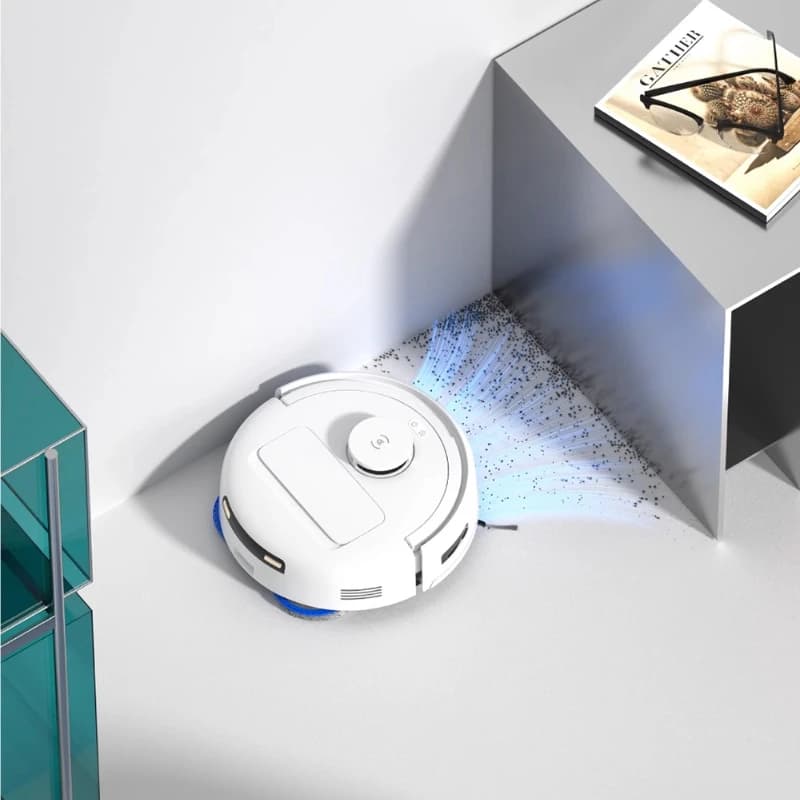 NEW - Ecovacs mini robotic vacuum cleaner with integrated sweeping, mopping, and suction system for fully automatic cleaning - 5