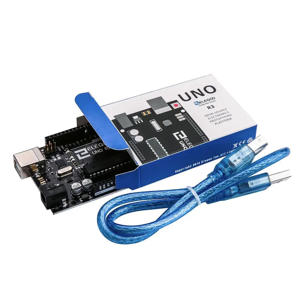 ELEGOO UNO R3 لوحة ATmega328P مع كابل USB (متوافق مع Arduino) لـ Arduino - 2