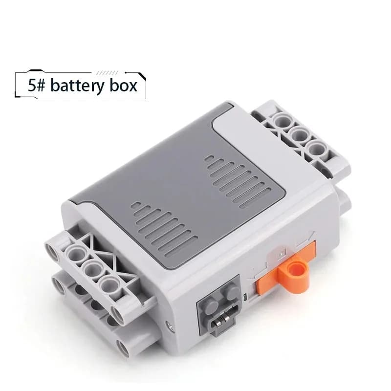 Electric Motor Set the Car Remote Control Battery Box Switch with Led Light Power Function MOC Building Blocks Cars Motor Toys - 4