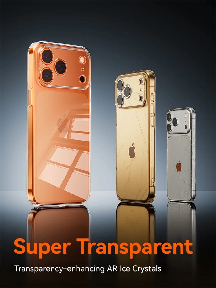 Joyroom Case For iPhone 17 16 Pro Max Case Crystal Transparent PC Anti-Yellow Lens Protection Cover For iPhone 17 Pro Max Case - 4