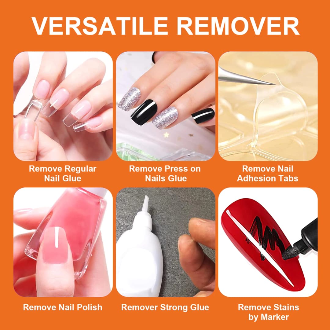 10ml Debonder Glues For Removeing False Nails Rhinestone Remover Tools, Manicure Accessories Fast Dissolve Liquid Nail Art Tool - 2