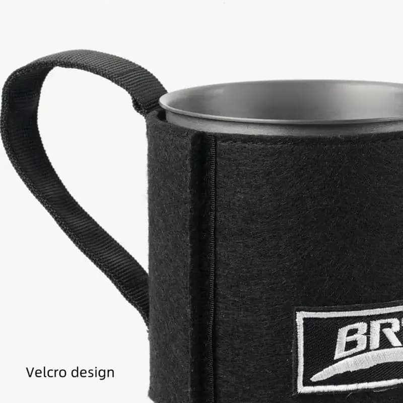 BRS 61 Jet Boil Camping Pot Stove With Heat Exchanger Portable Gas Stove Quick Burn Coffee Cup Furnace Backpacking Camp Burner - 3