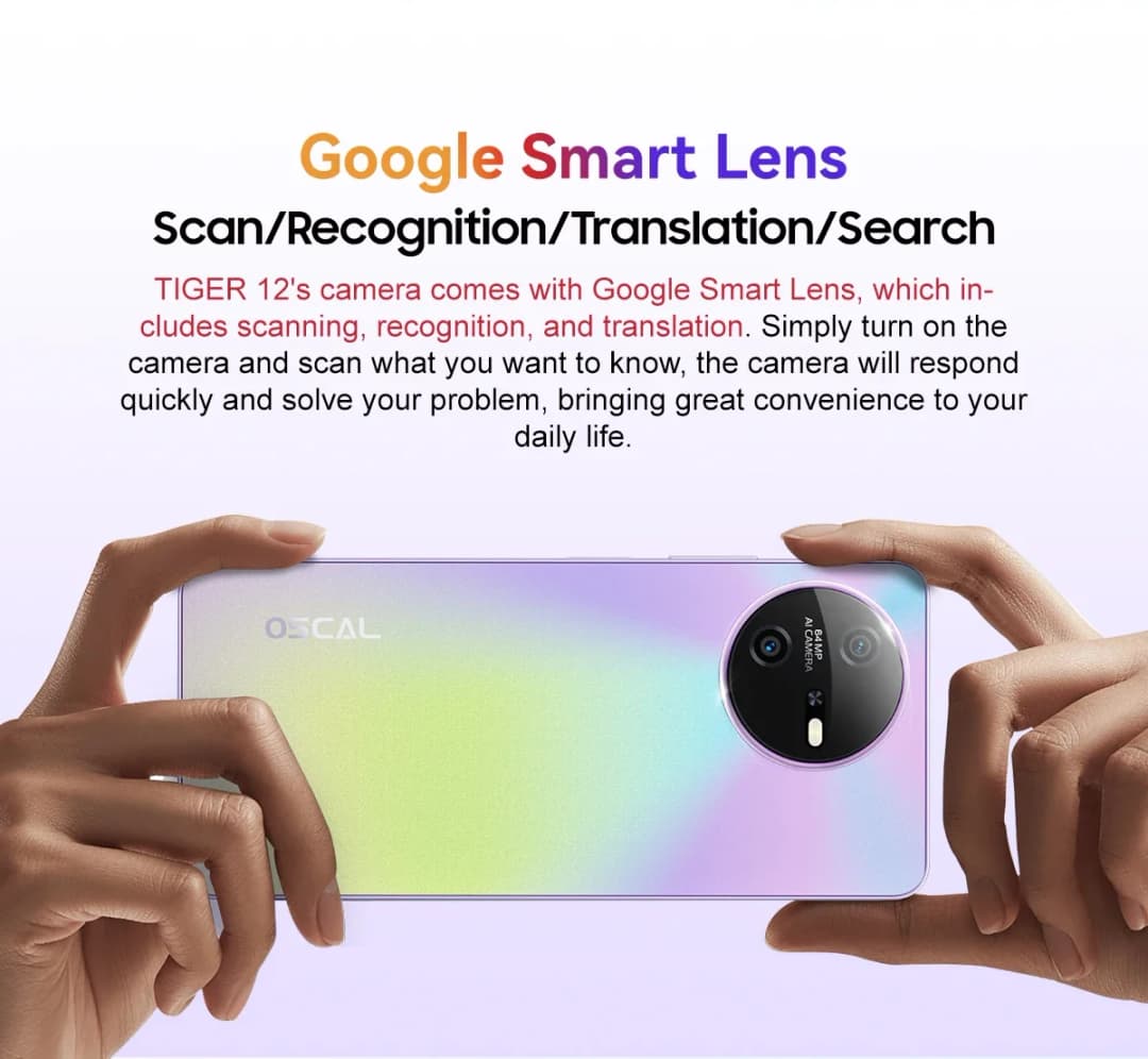 Blackview OSCAL TIGER 12 Android 13 8GB(8GB+8GB expansion) /12GB (12GB+12GB expansion) 256GB 64MP Camera Helio G99 6.78'' 120Hz - 6