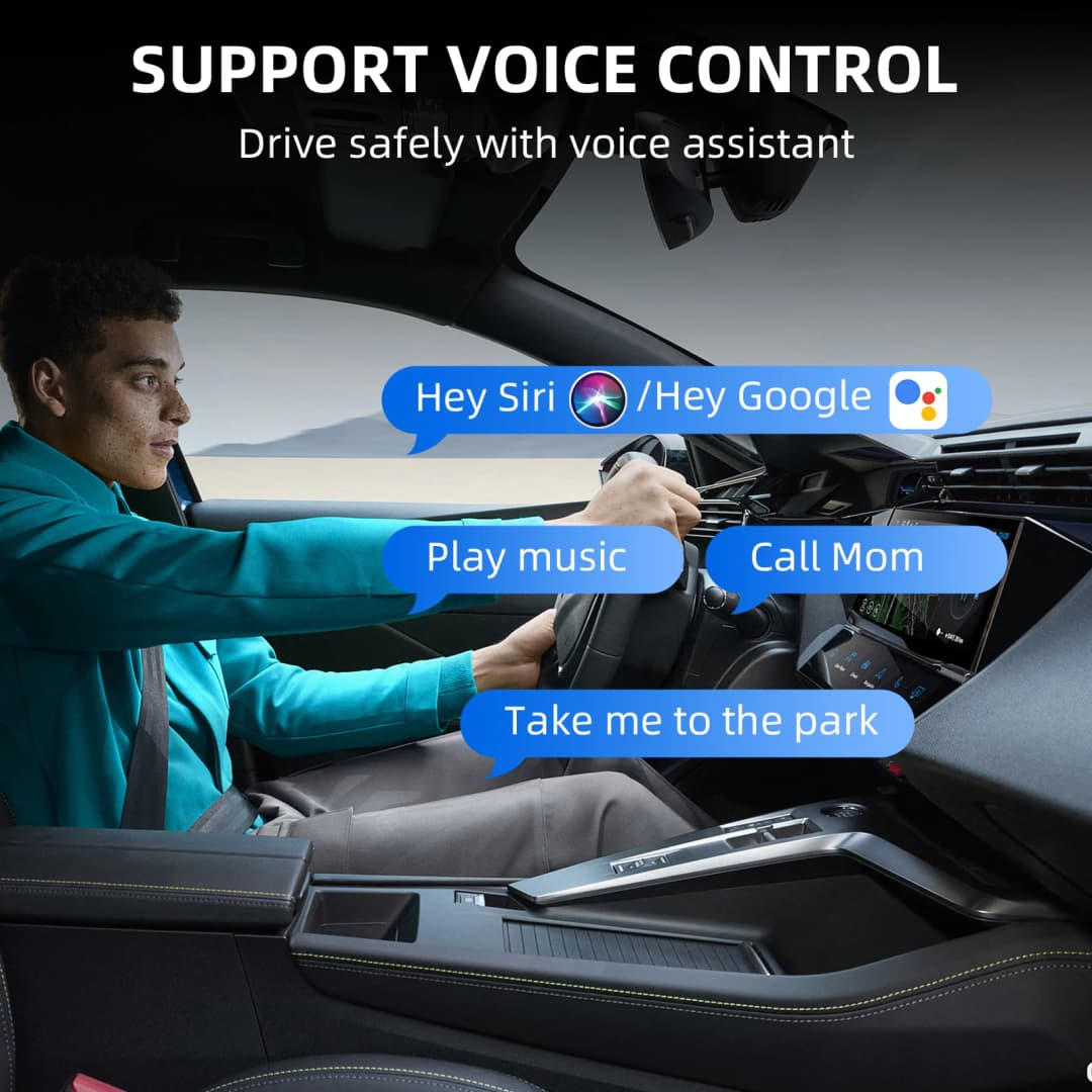 محول Android Auto لاسلكي جديد 2025، من سلكي إلى لاسلكي Carplay، صندوق ذكي USB، تشغيل فوري، ترقية عبر الإنترنت، اتصال WiFi تلقائي - 4