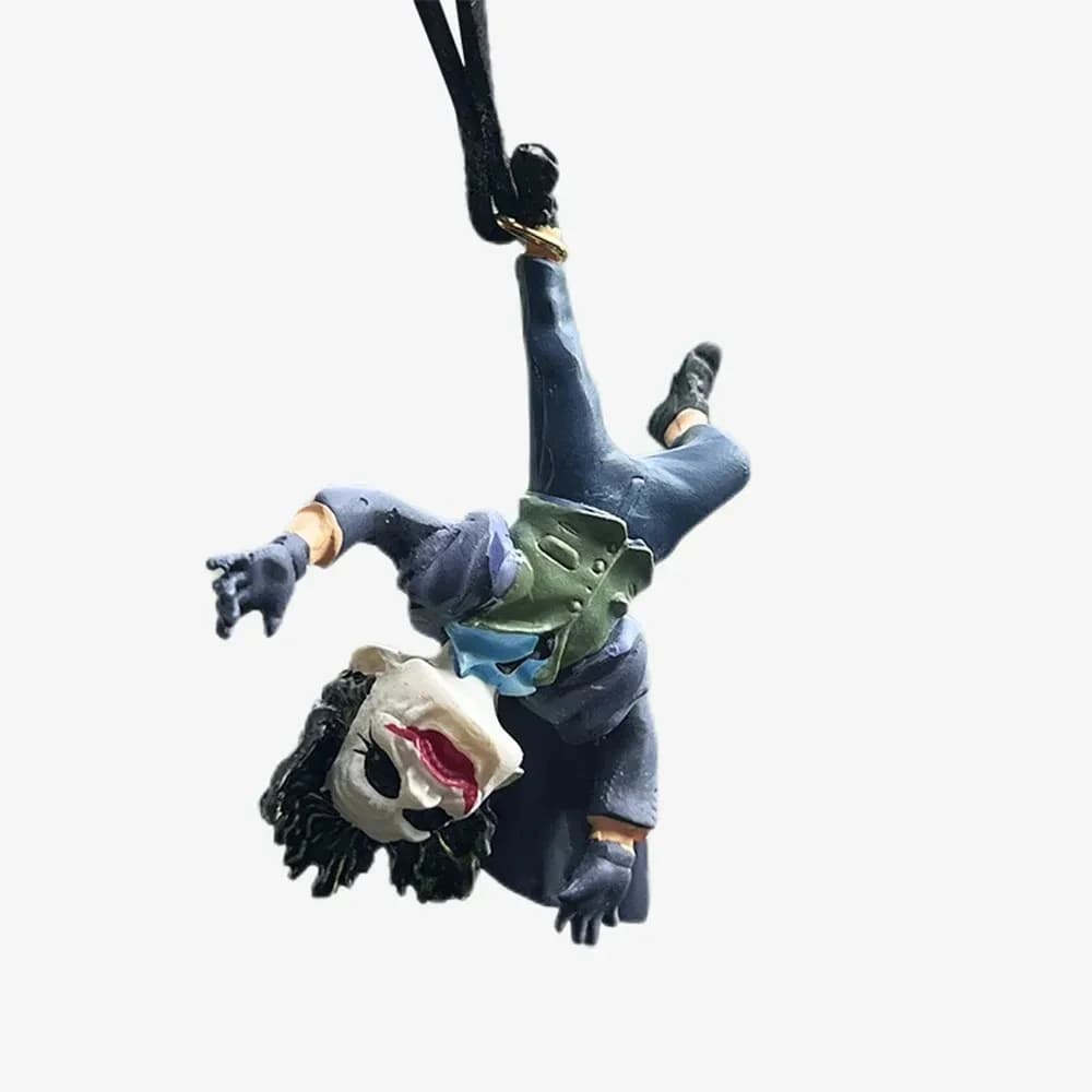 Car Resin Pendant Creative Car Rearview Mirror Cowhide Cartoon Pendant Christmas Gift New Product Joker decorative - 2