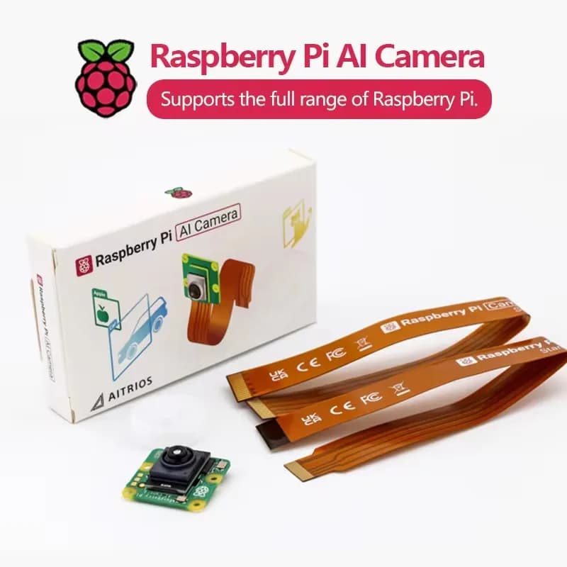 Official Original Raspberry Pi AI Camera With Sony IMX500 AI Sensor And RP2040 MCU