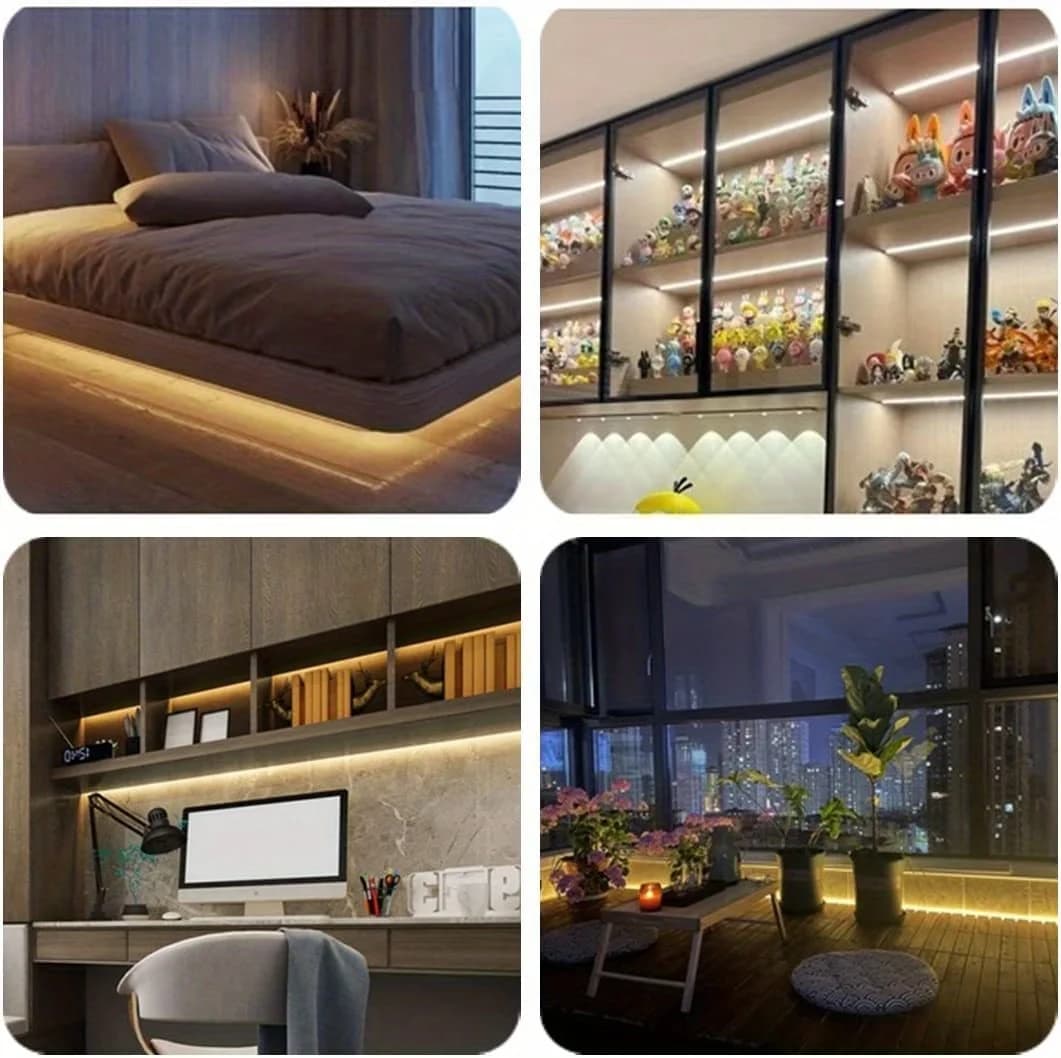 شريط إضاءة نيون ليد 5V USB مستشعر إيماءات ذكي مفتاح تعتيم مرن مقاوم للماء سيليكون نيون علامة حبل ديكور غرفة - 6