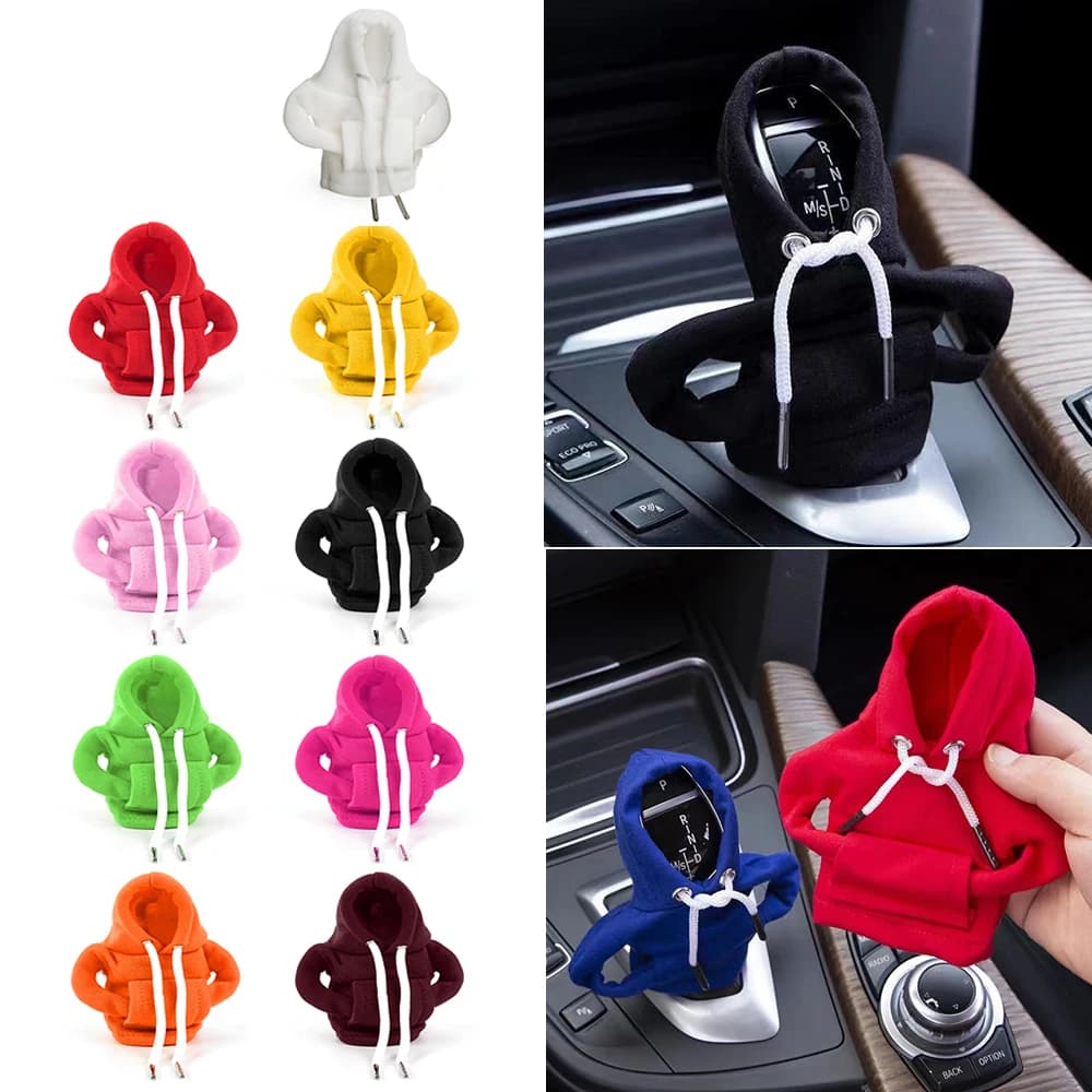 RASTP-Creative Car Gear Lever Decoration Hooded Cover Sweatshirt Gear Lever Decoration Interior Accessories SFN186 - 5