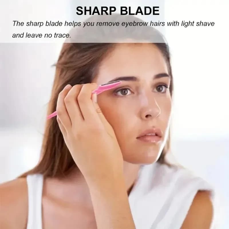 30 Pcs Eyebrow Razor For Women, Multipurpose Exfoliating Dermaplaning Tools And Facial Razor With Precision Cover,Safety Beauty - 2
