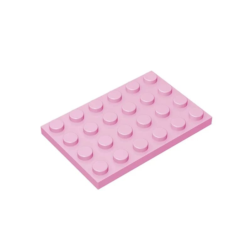 Gobricks GDS-520 Plate 4 x 6 compatible with lego 3032 pieces of children's DIY Educational Particles Moc Parts - 4