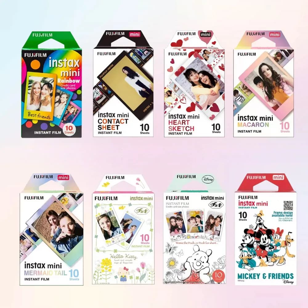 In Stock Fujifilm Instax Mini Color Film For FUJI Instant Camera Mini 12 Mini 11 9 8 257s Camera LiPlay Mini Link SP-1 10 Sheets