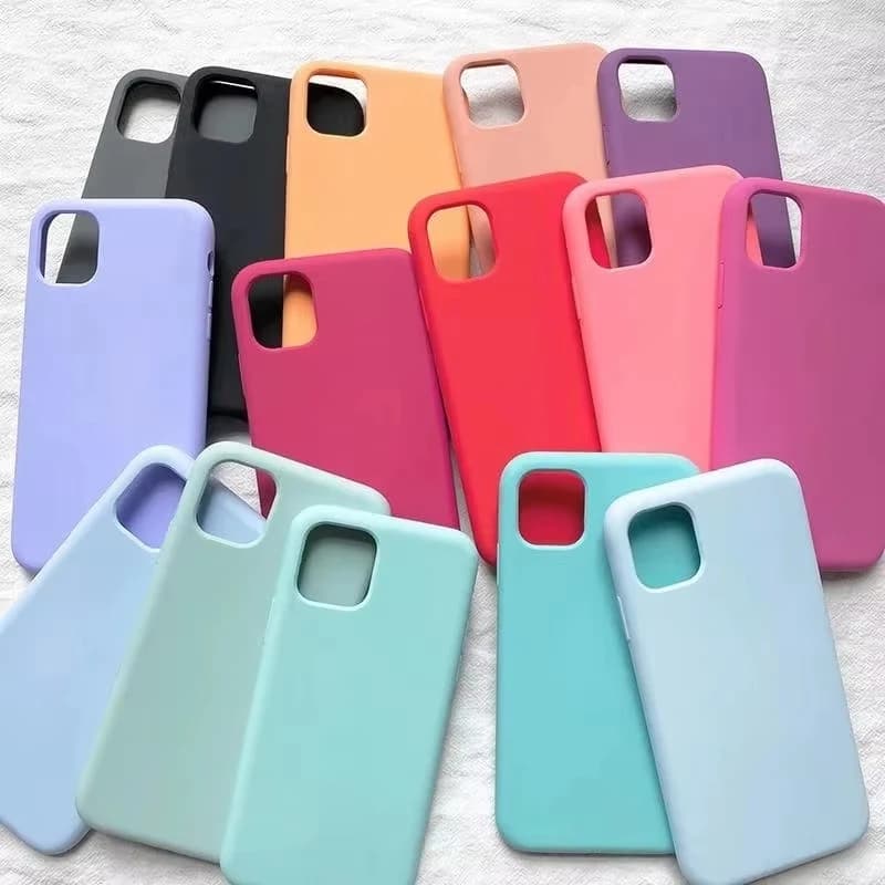 Original Liquid Silicone Phone Case for iPhone 15 16 14 Plus 13 12 11 Pro Max Soft Cases for iPhone 12 13 11 14 15 Full Cover - 2