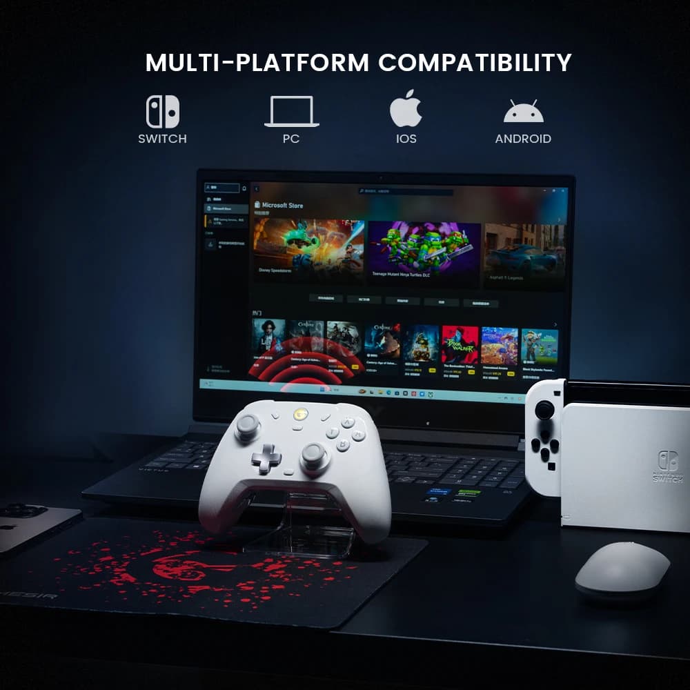 GameSir Cyclone Pro Wireless Switch Controller Bluetooth Gamepad with Hall Effect for Nintendo Switch iPhone Android Phone - 2