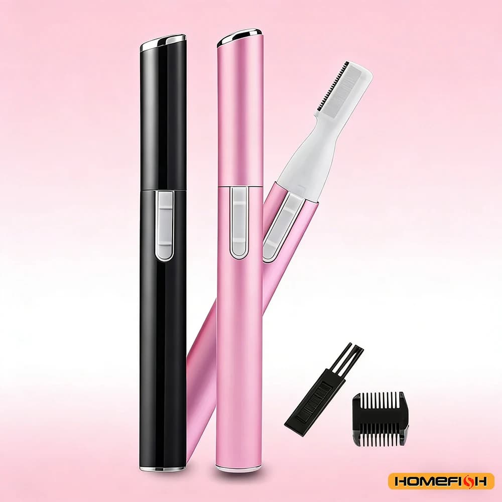 ماكينة حلاقة الحاجبين الكهربائية الصغيرة ومزيل شعر الوجه للرقبة والشفتين والذراعين والساقين والجسم، ماكينة تشذيب للنساء - 4