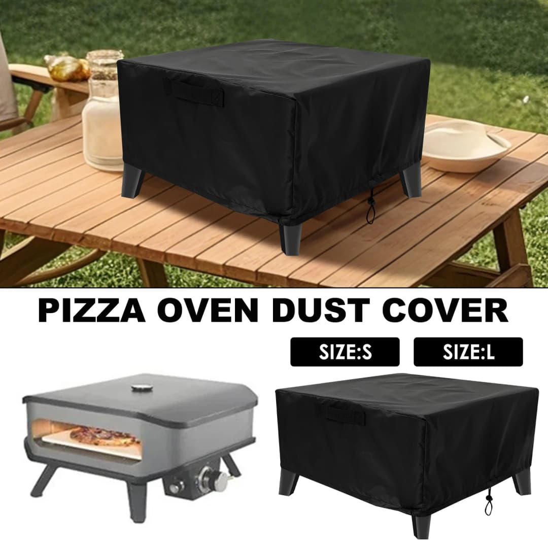 420D غطاء فرن البيتزا أكسفورد القماش في الهواء الطلق مقاوم للماء واقية لفرن بيتزا الغاز Cozze 90347 مع حزام مشبك قابل للتعديل