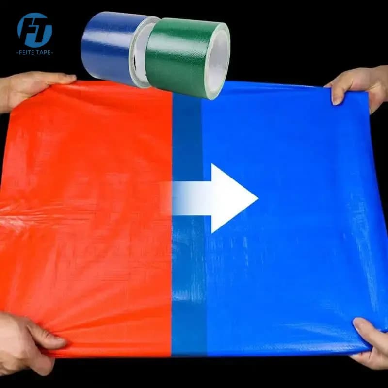 شريط إصلاح مقاوم للماء من PVC خيمة مقاومة للمطر شريط لاصق مقاوم للماء لإصلاح المظلات الخارجية شريط لاصق شريط إصلاح الفيلم - 3