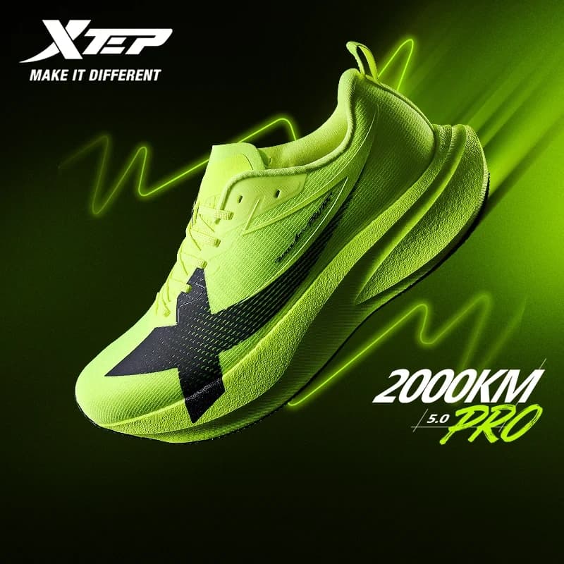 أحذية الجري للرجال XTEP 2000km PRO ربيع 2026 ناعمة متينة ثابتة مريحة خفيفة الوزن حذاء رياضي رجالي 874219110026 - 2
