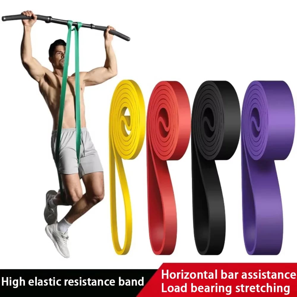 Fitness Rubber Resistance Bands Set Heavy Duty Pull Up Band Yoga Workout Strength Training Elastic Bands Loop Expander Equipment