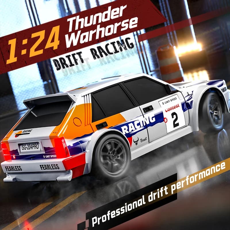 سيارة تحكم عن بعد JCMO SG204 PRO، سيارة سباق 4WD بمقياس 1:24، سرعة عالية 20 كم/ساعة، إضاءة LED، هدية للأطفال - 4