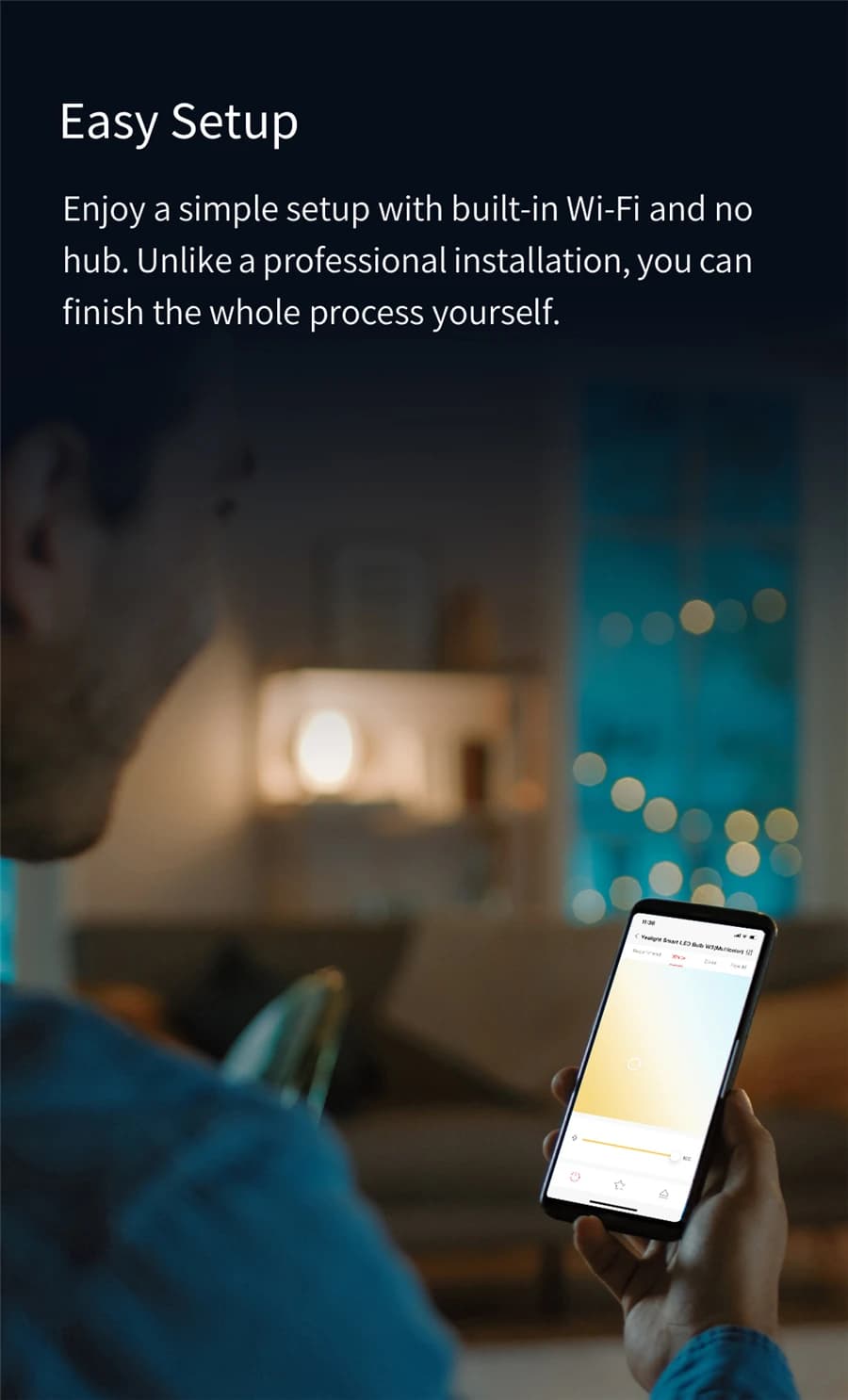 Global Version Yeelight Smart LED Bulb W3 E26 WiFi Connection Dimmable Voice Control Compatible with Mijia Google Home - 2