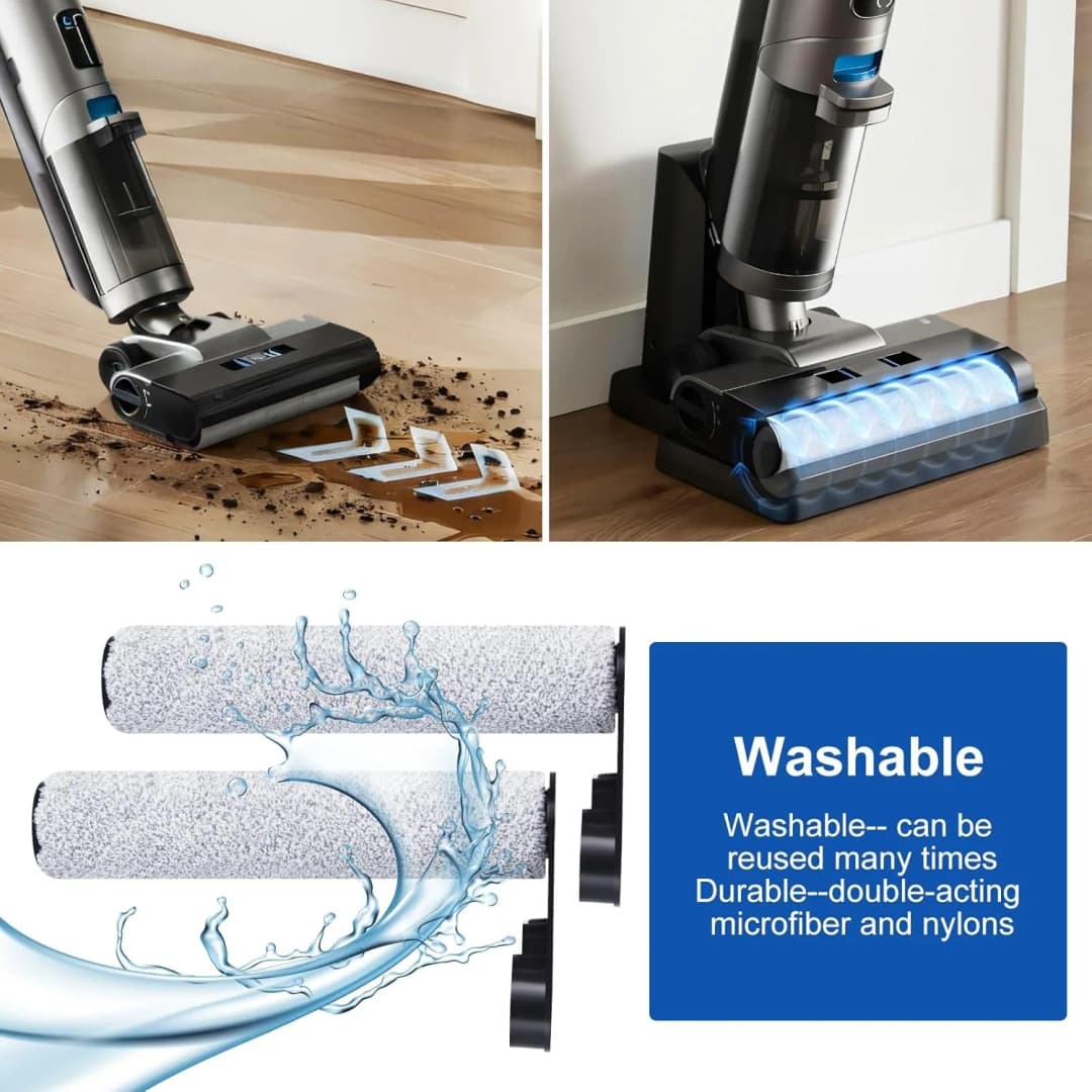 Roborock F25 ACE F25 Ultra, F25 Combo/ ALT/ LT/ RT/ GT/ XT/ BX Nass Replacement brush roll for wet and dry vacuum cleaners Parts - 3