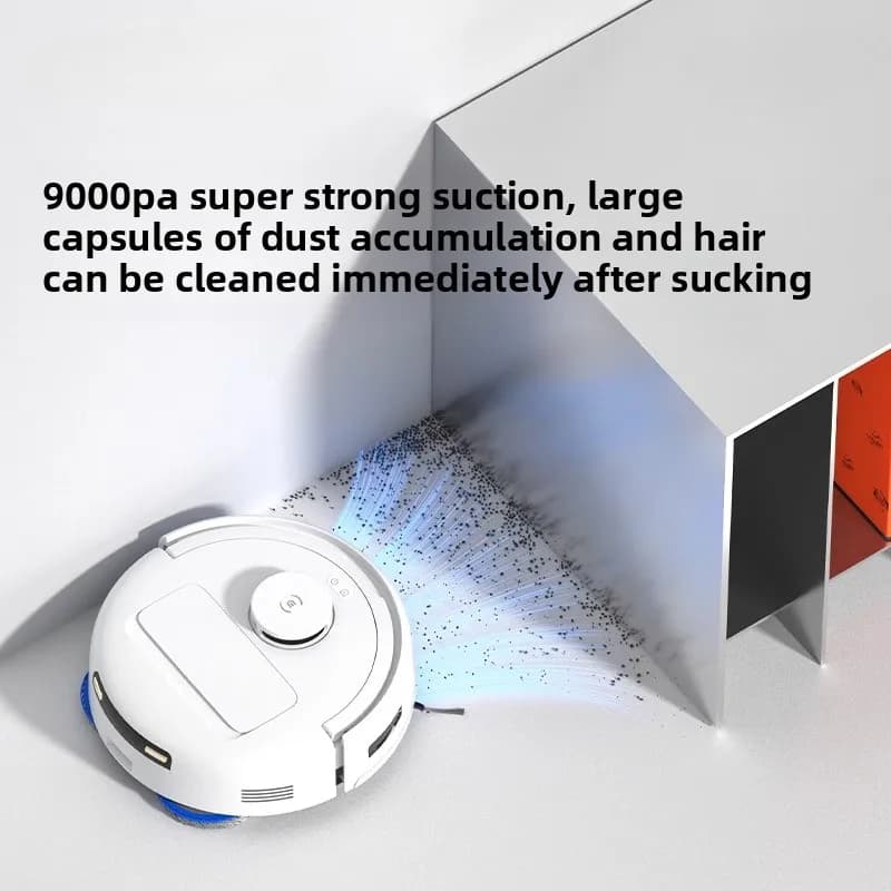 NEW - Ecovacs mini robotic vacuum cleaner with integrated sweeping, mopping, and suction system for fully automatic cleaning - 2