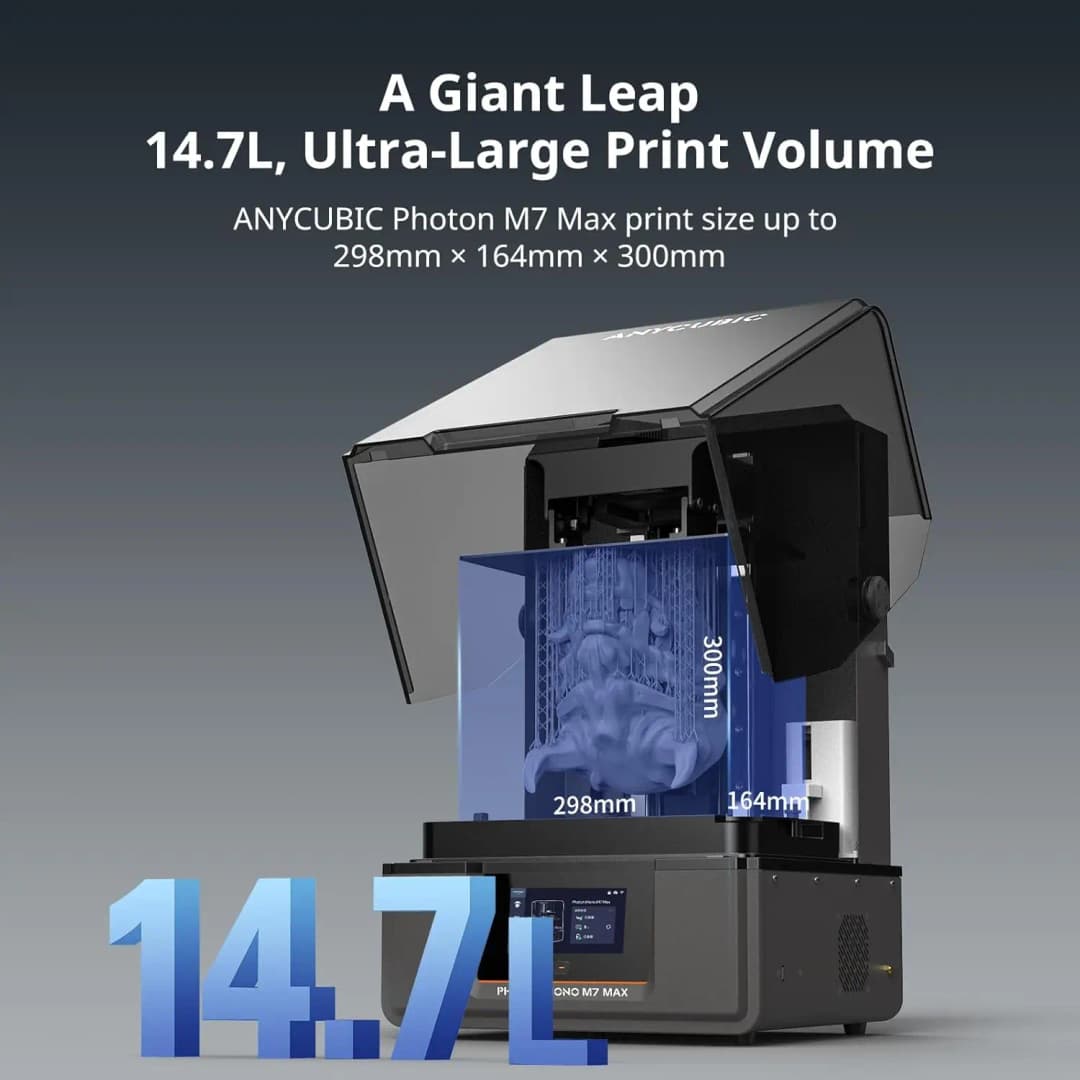 ANYCUBIC Photon Mono M7 Max 7K  Resin Mono LCD 3D Printer 14.7L Ultra-Large Print Volume LCD Resin 3D Printer COB+ Light Source - 2